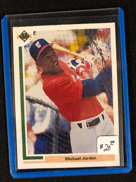 Michael Jordan Baseball Card Upper Deck