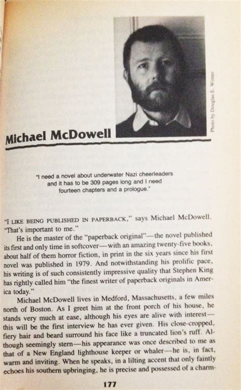 michael mcdowell author wikipedia
