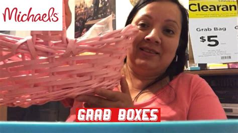 michaels $5 grab box unboxing