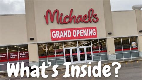 michaels craft store opening hours