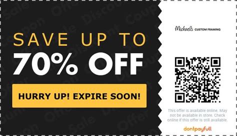 Michaels Framing Promo Code