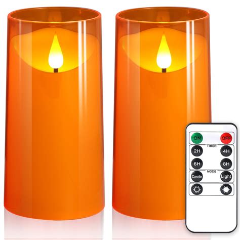 Michaels Orange Candles