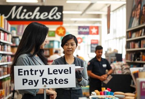 michaels pay rate