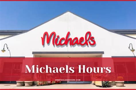 michaels store hours sunday