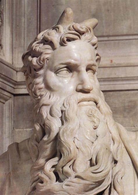 Michelangelo Moses Why Horns