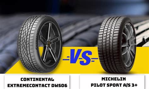 Michelin Pilot Sport A/S 3 Vs Continental Extremecontact Dws