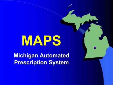Michigan Maps Drug Program