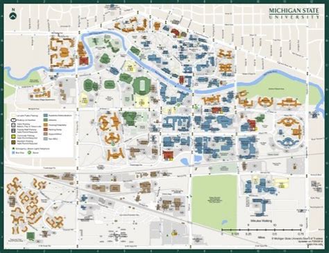 Michigan State University Map