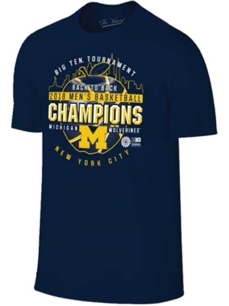 michigan championship t shirts