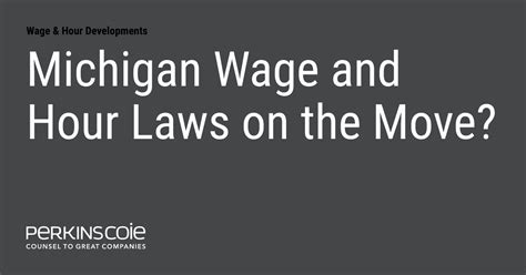michigan hour and wages division
