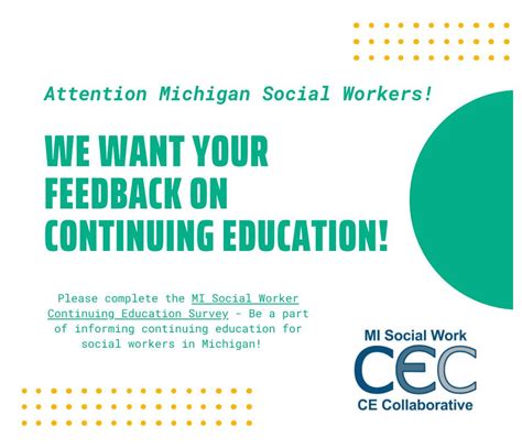 michigan state ceus for social workers