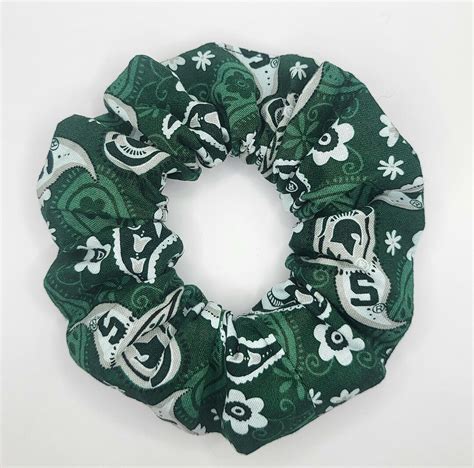 Michigan State Spartans Scrunchie for Fans and Alumni