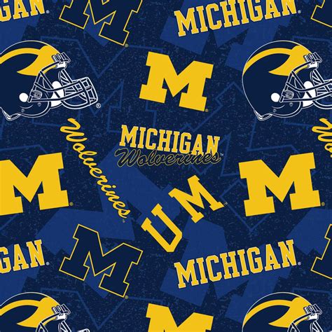 michigan wolverines fabric