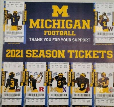 michigan wolverines football tickets for sale