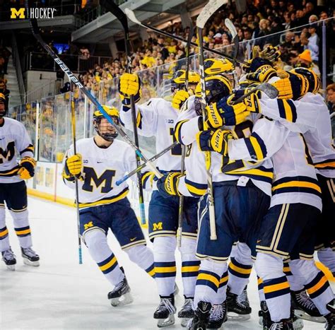 michigan wolverines hockey scores