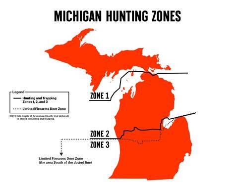 Michigan Zone Map Hunting