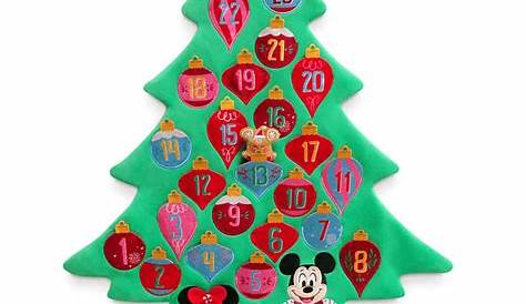 An Advent Calendar Mickey Mouse and Friends Wooden House Advent