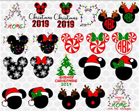 Mickey Christmas Head Svg Free Christmas SVG Files
