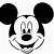 mickey mouse face stencil