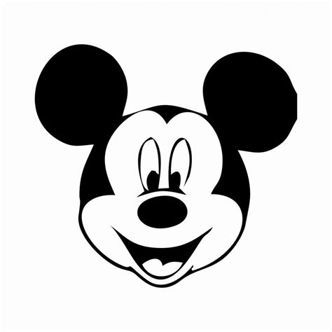 Download or print Mickey Mouse Smile dot to dot printable worksheet