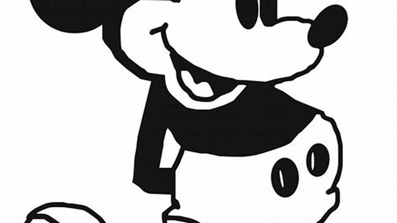 Uncover the Timeless Charm of Mickey Mouse in Black and White