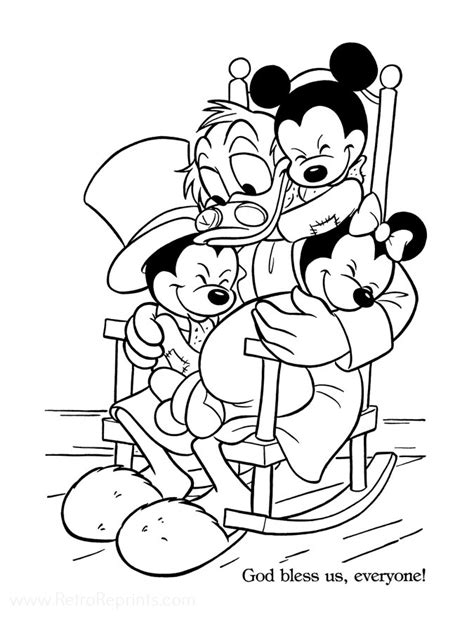 Exploring Mickey's Christmas Carol Coloring Pages In 2023