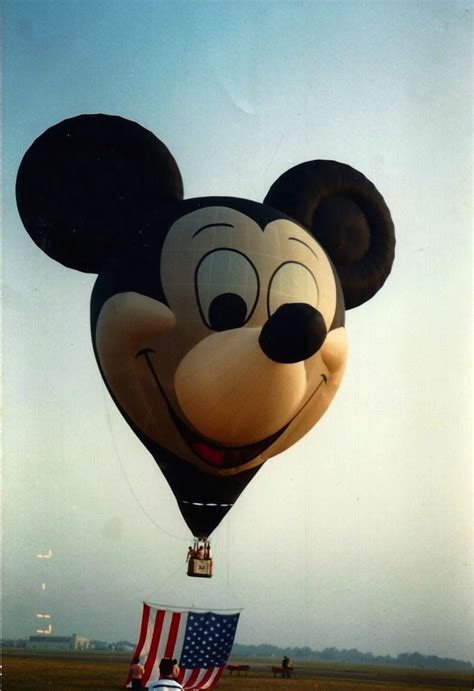 mickey hot air balloon
