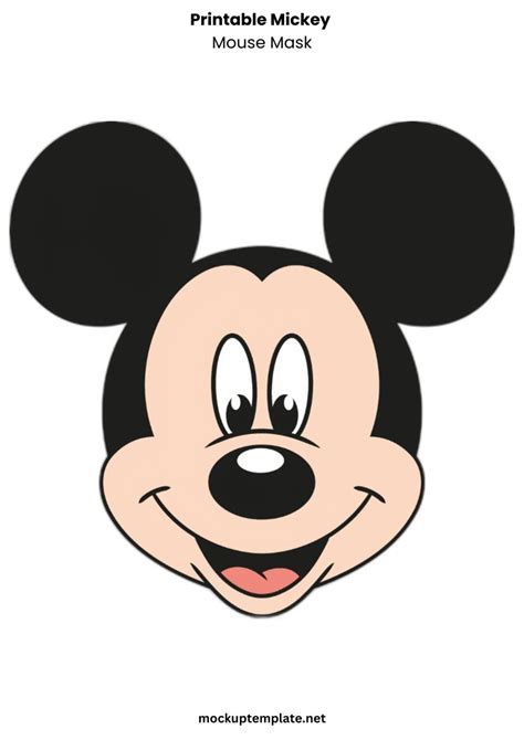 Mickey Mouse Mask Printables