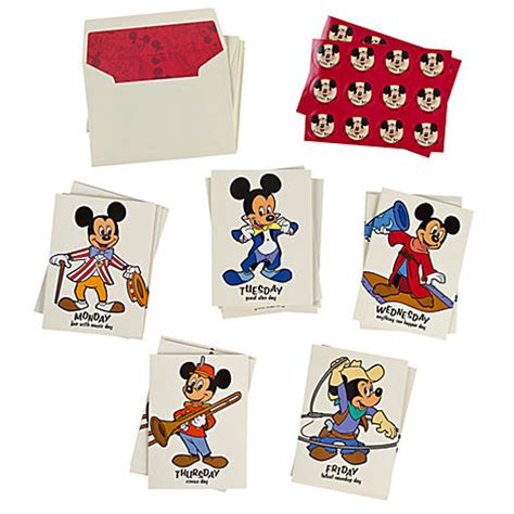 Mickey Mouse Notecard Printables