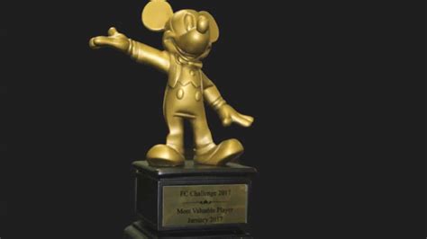 mickey mouse soccer trophy