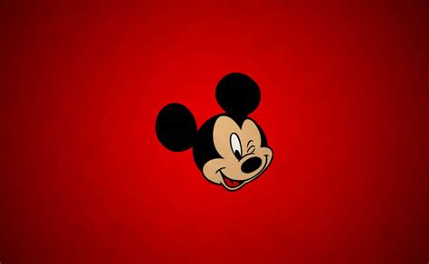 Mickey Mouse Wallpaper Red