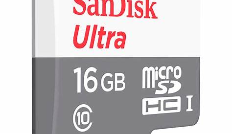 Micro Sd Sandisk 16gb Ultra Memory Card hc Uhs 1 Class 10 80mb S