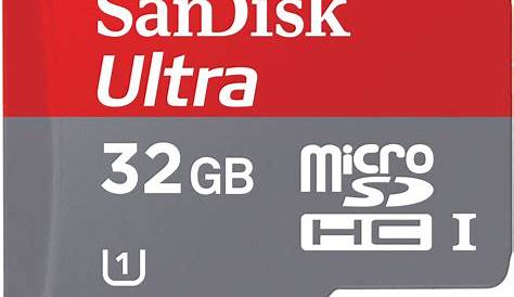 Micro Sd Sandisk 32gb Clase 10 SD Ultra Classe 32GB 80MB/S Yellmobile