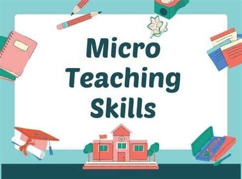 micro teaching skills b ed notes