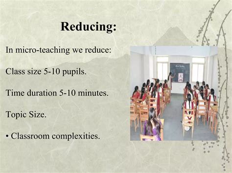 Micro Teaching Time Duration