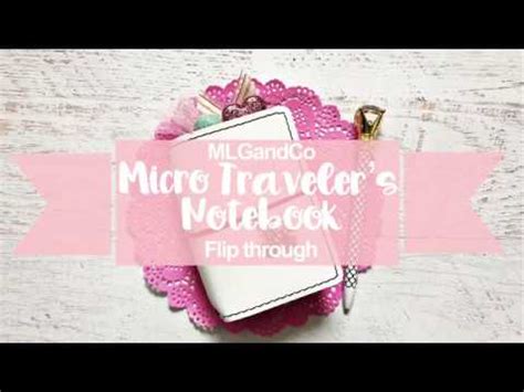 Pin by ThreadNPrints on Micro Travelers Notebook Setup