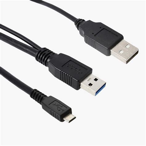 micro usb dual cable