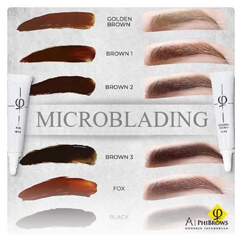Microblading Color Correction Chart