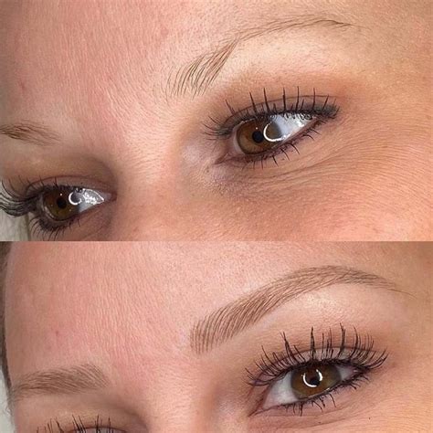 microblading for blonde brows