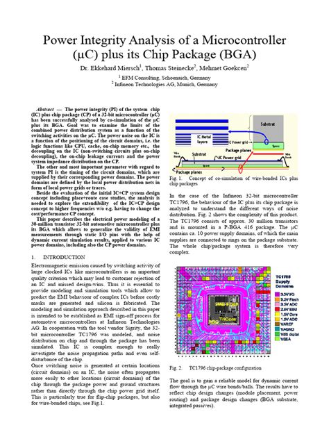 Microcontroller Power Analysis