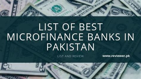 microfinance bank ranking in pakistan