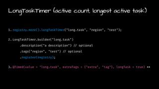 Micrometer Longtasktimer Example