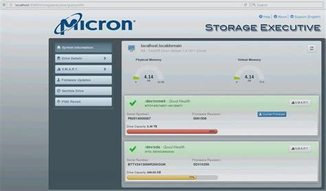 micron's storage executive software