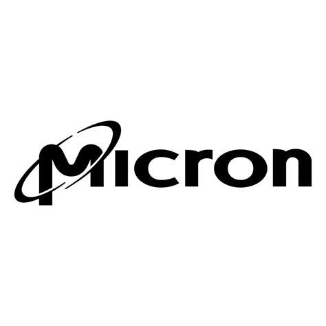 micron logo black