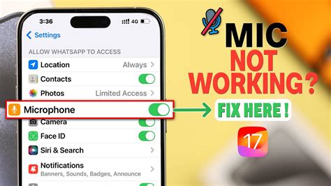 Microphone Button Not Working On Iphone