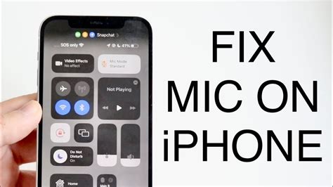 Microphone For Texting On Iphone Not Working