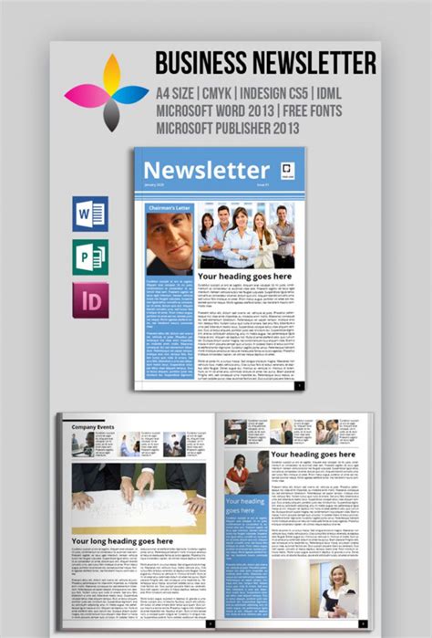 Free Newsletter Templates For Publisher 2016 Templates2 Resume Examples