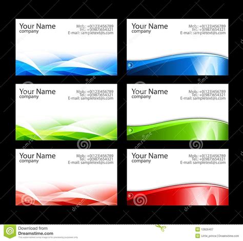 microsoft templates for business cards