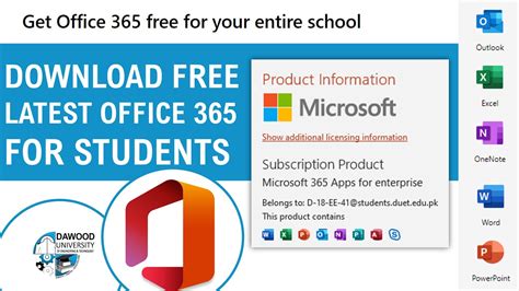microsoft 365 download free for students