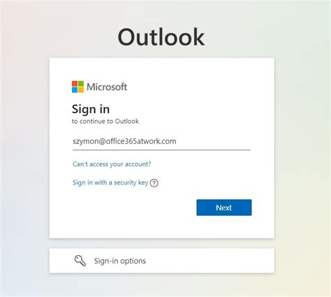 microsoft 365 login outlook